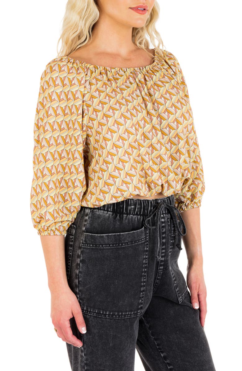 Hurley City Block Off the Shoulder Top, Alternate, color, 