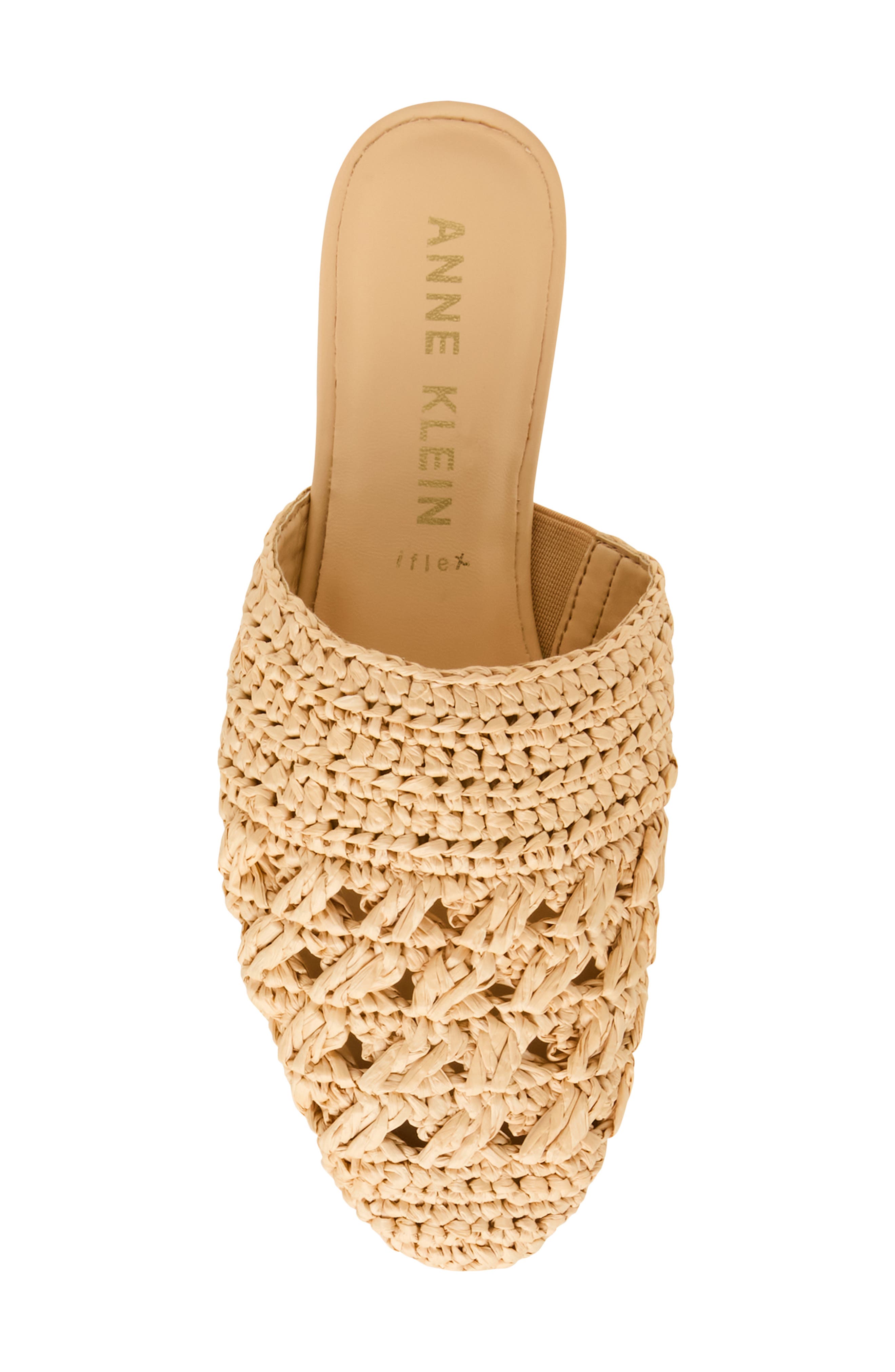 Anne Klein Sam Mule, Alternate, color, Natural