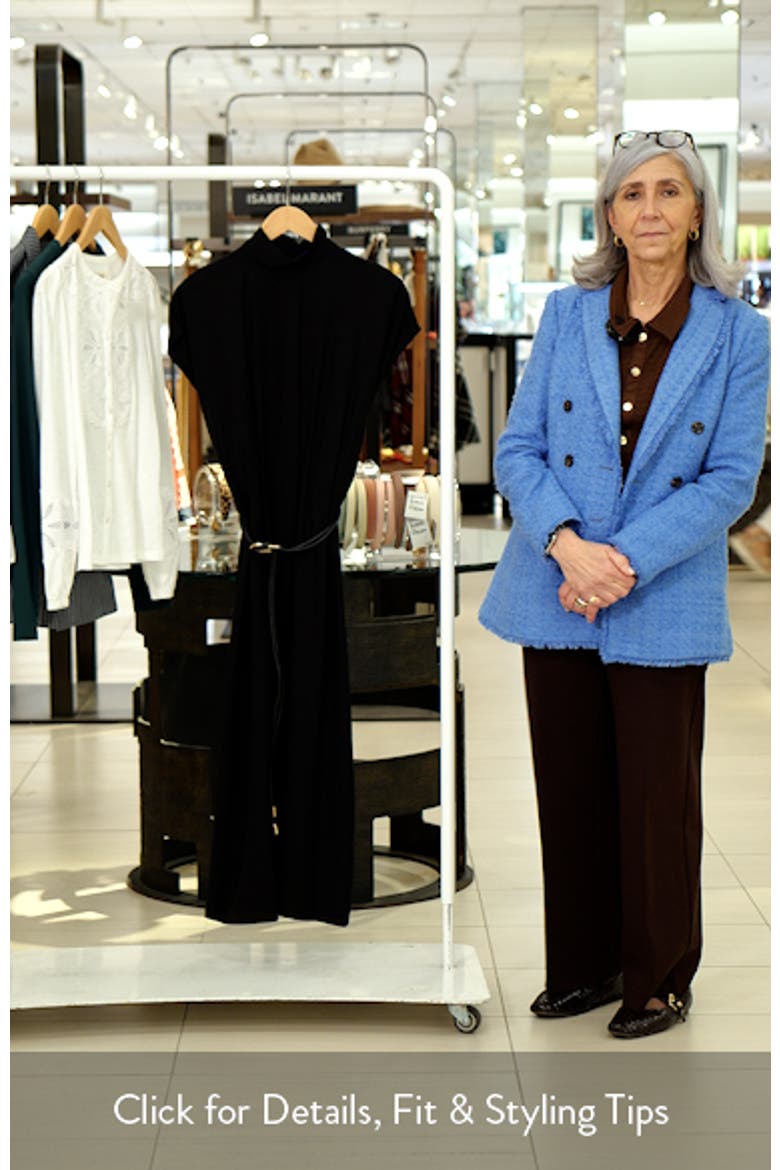 Mock Neck Belted Dress video