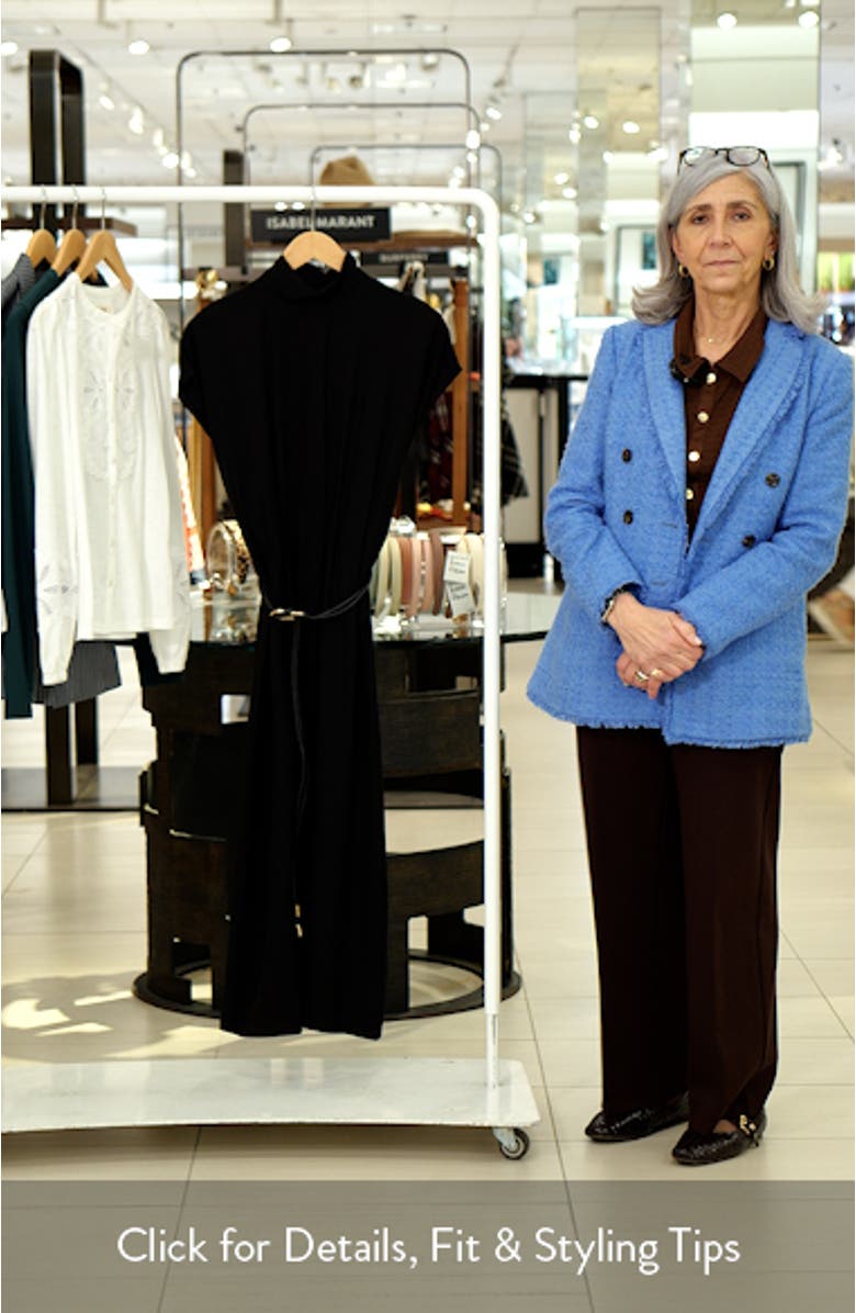 Mock Neck Belted Dress, sales video thumbnail