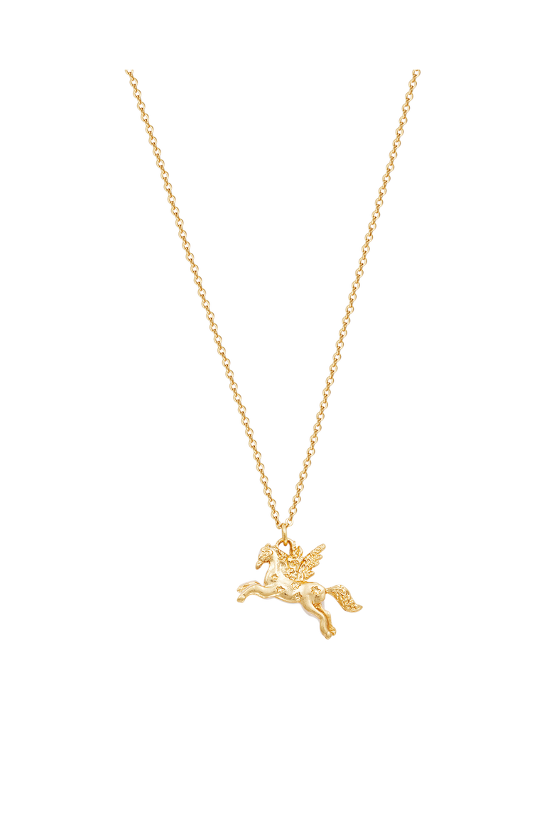 Pegasus Necklace, Alternate, color, Gold