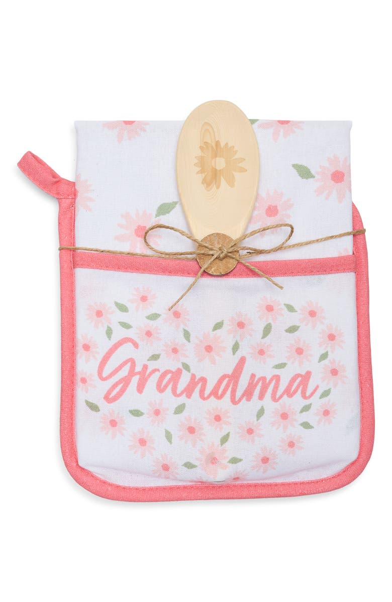 C&F Home 3-Piece Grandma Potholder Set, Main, color, Pink