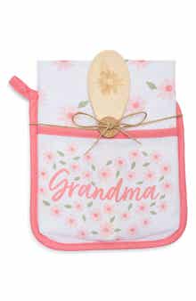 C&F Home 3-Piece Grandma Potholder Set