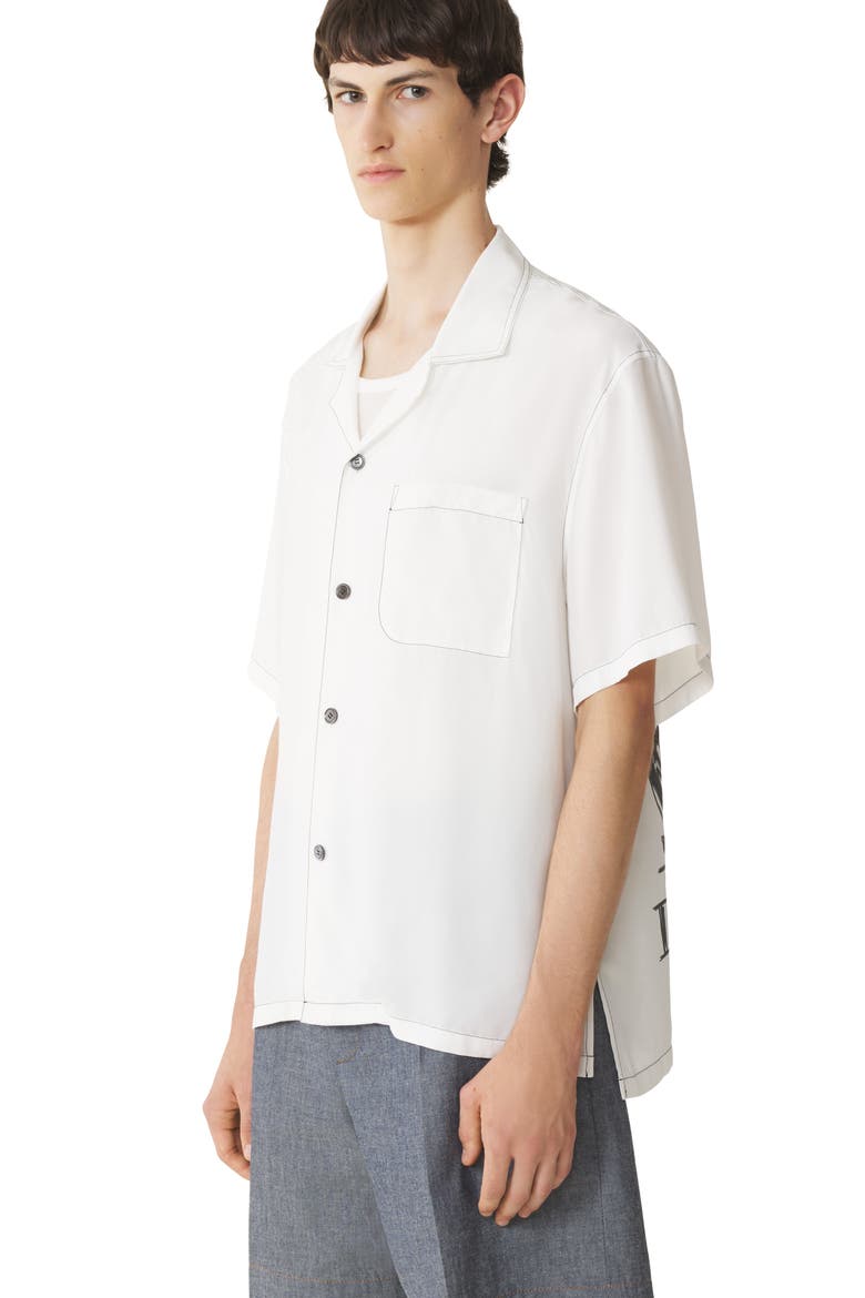 White Shirt With Mother And Daughter Print On The Back, Alternate, color, White