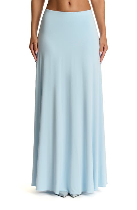 Smooth Flare Maxi Skirt