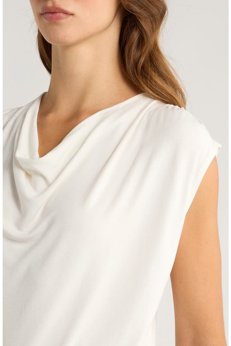 Cowl Neck Sleeveless Top, Alternate, color, GESSO