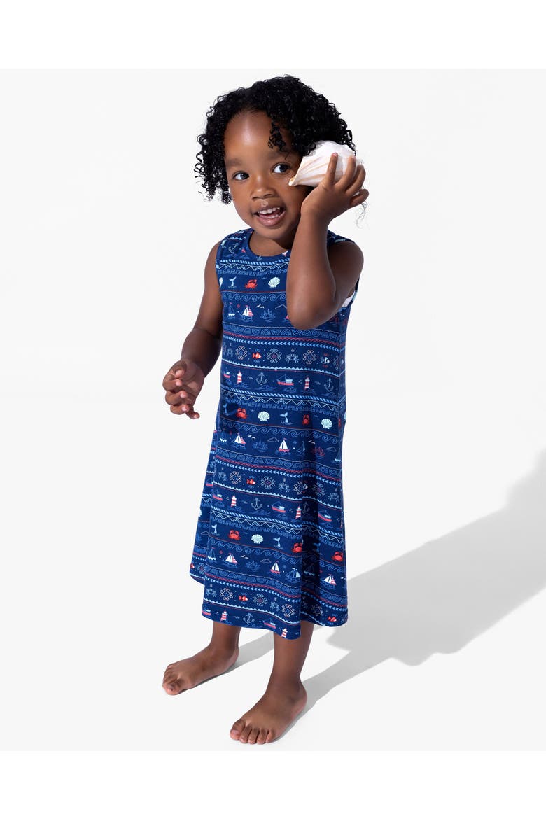 Kids' Sail Away Fair Isle Sleeveless Dress, Alternate, color, Sail Away Fair Isle