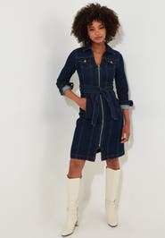 Joe Browns Belted Stretch Denim Dress