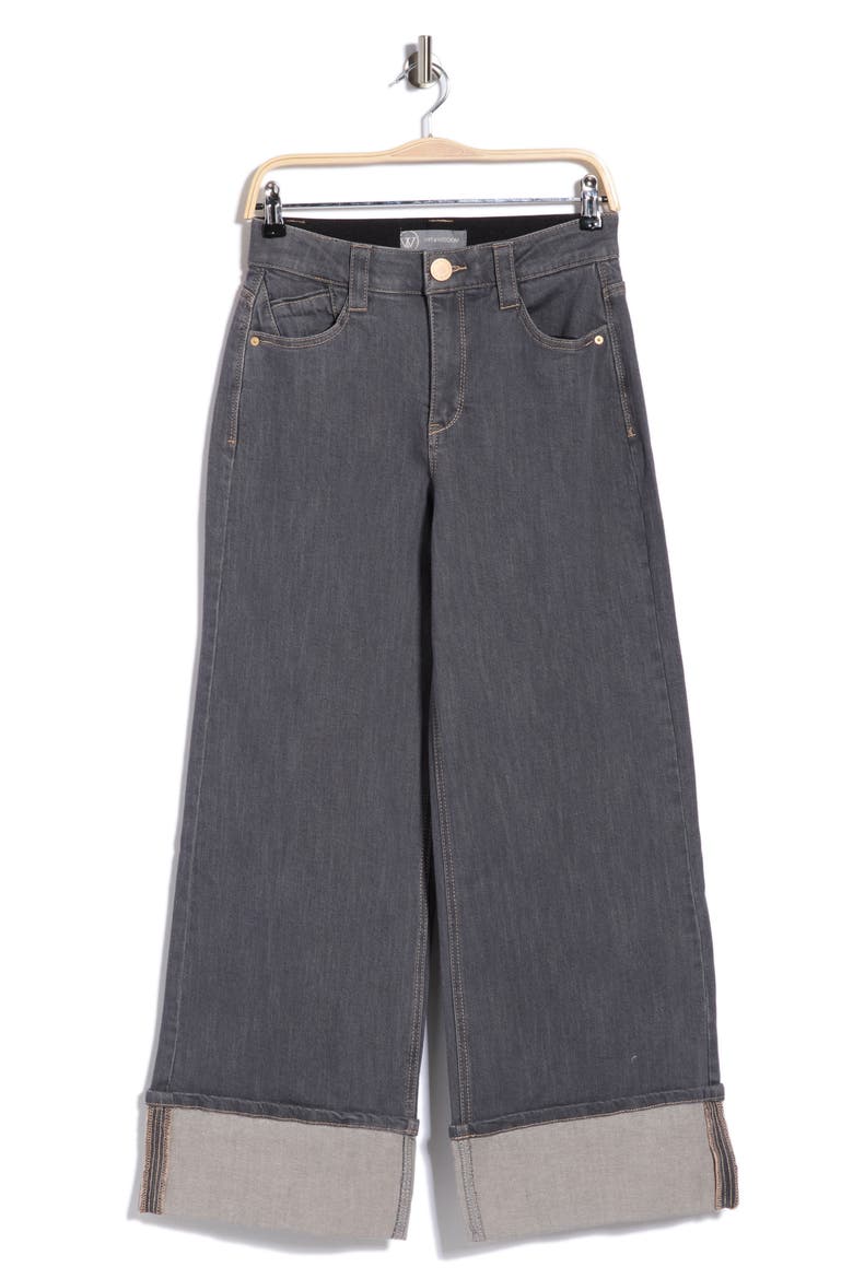 Skyrise Wide Cuff Jeans, Main, color, GY - GREY