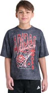 adidas Kids' Basketball Cotton Graphic T-Shirt