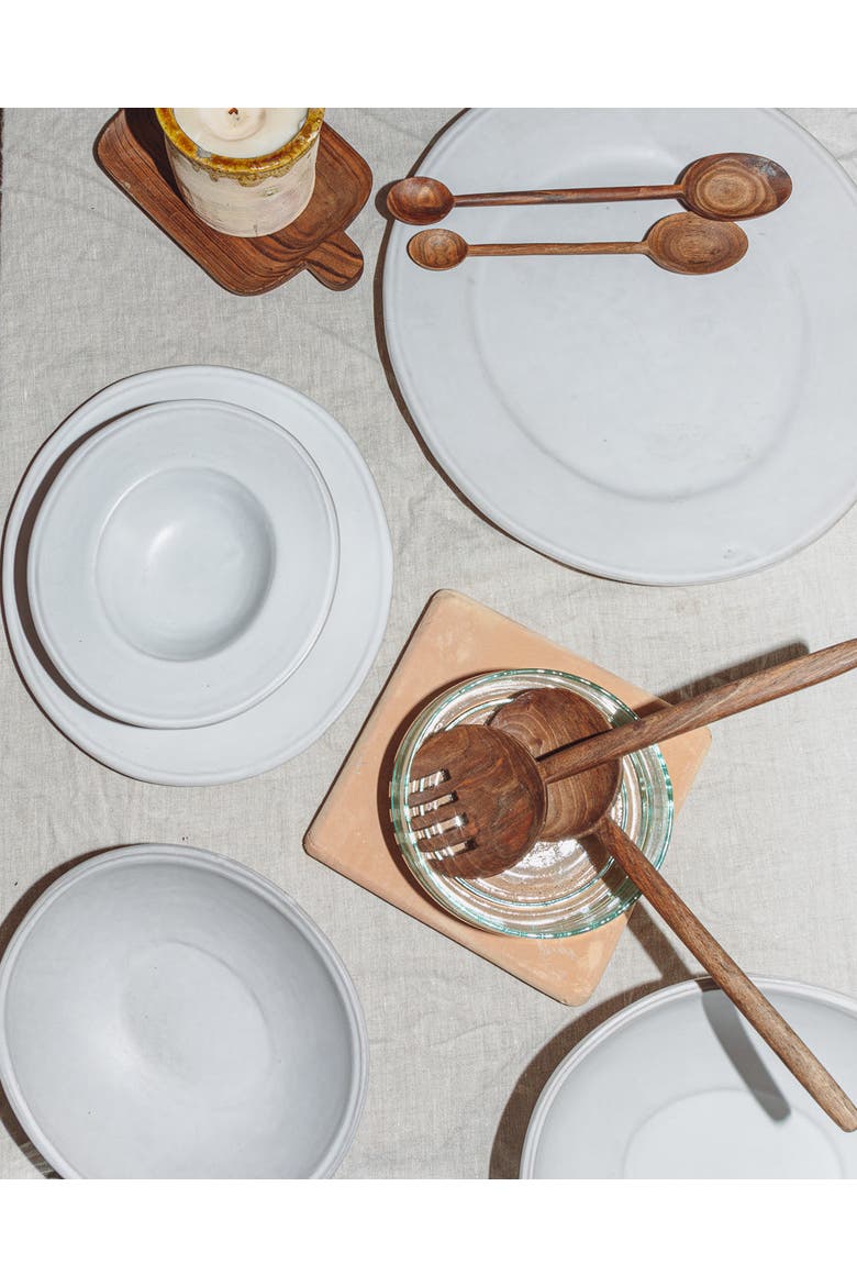 Cloud Oval Serving Tray, Alternate, color, White