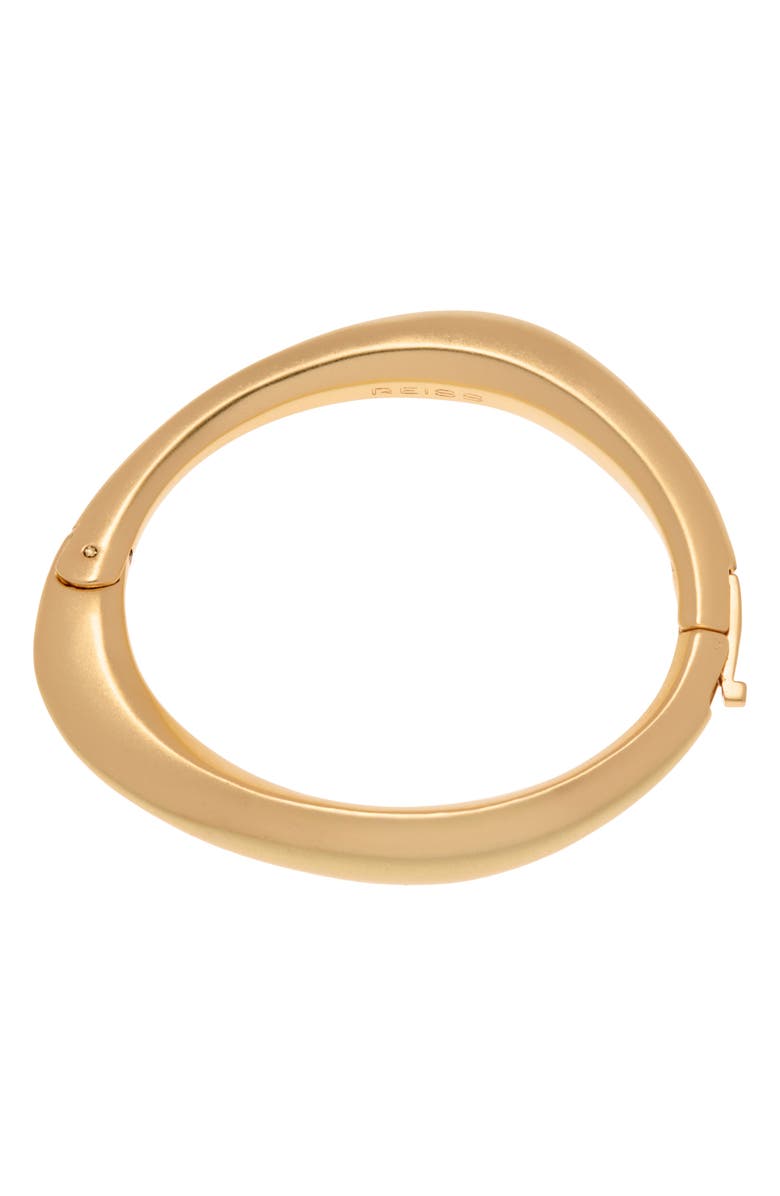 Reiss Sierra Smooth Curve Hinge Bracelet, Alternate, color, 
