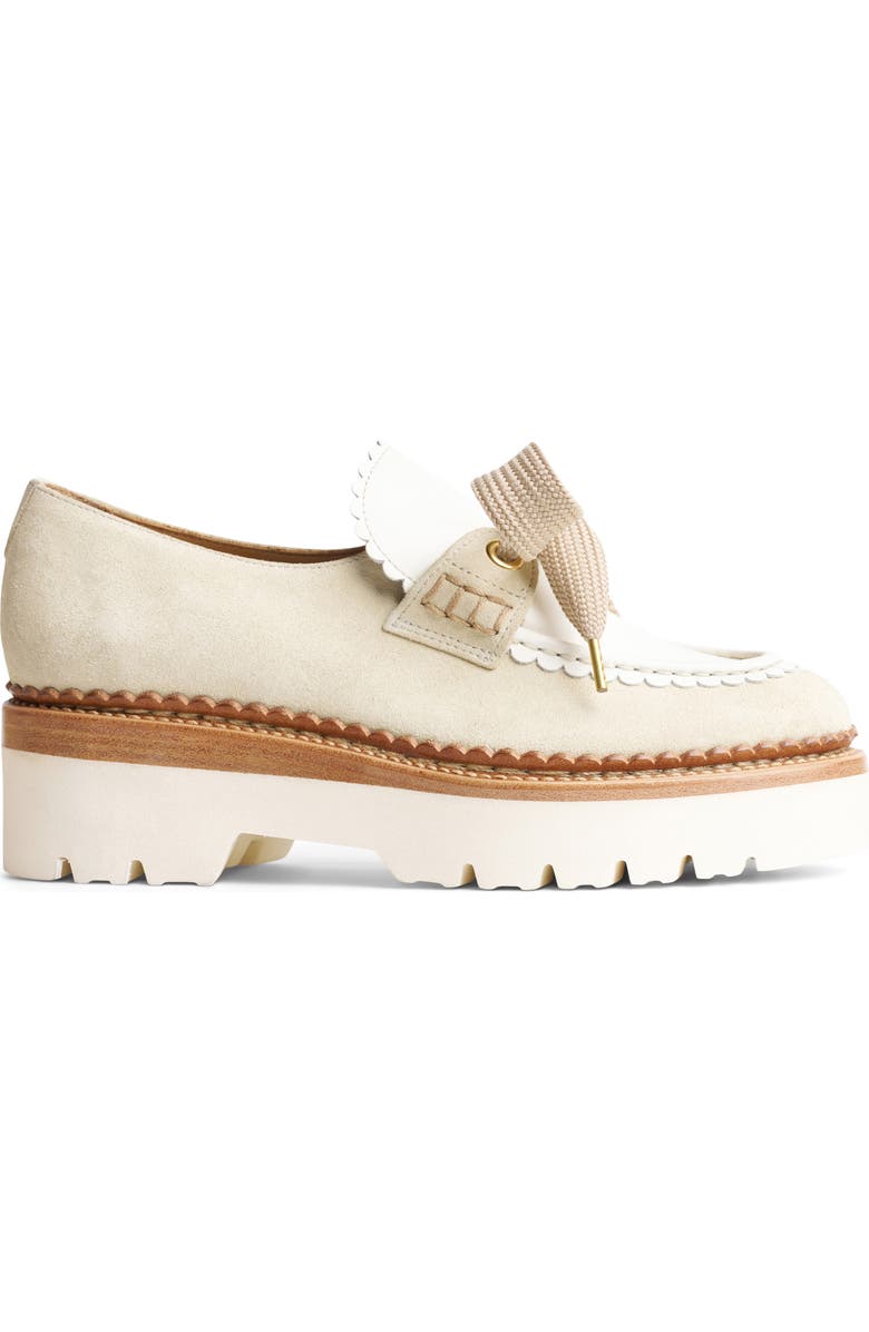 THE OFFICE OF US Miss Elsie Platform Loafer, Alternate, color, Oat
