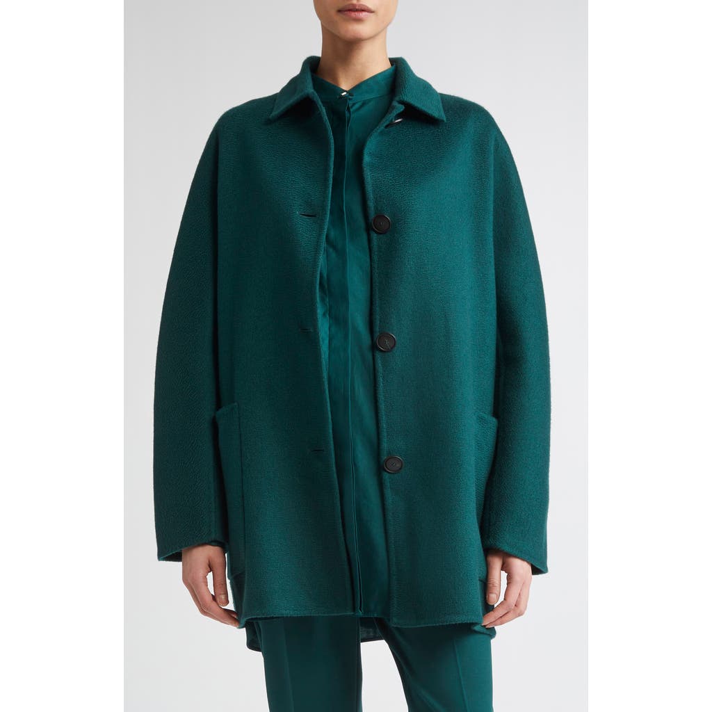 Max Mara Lilia Cashmere Jacket In Green