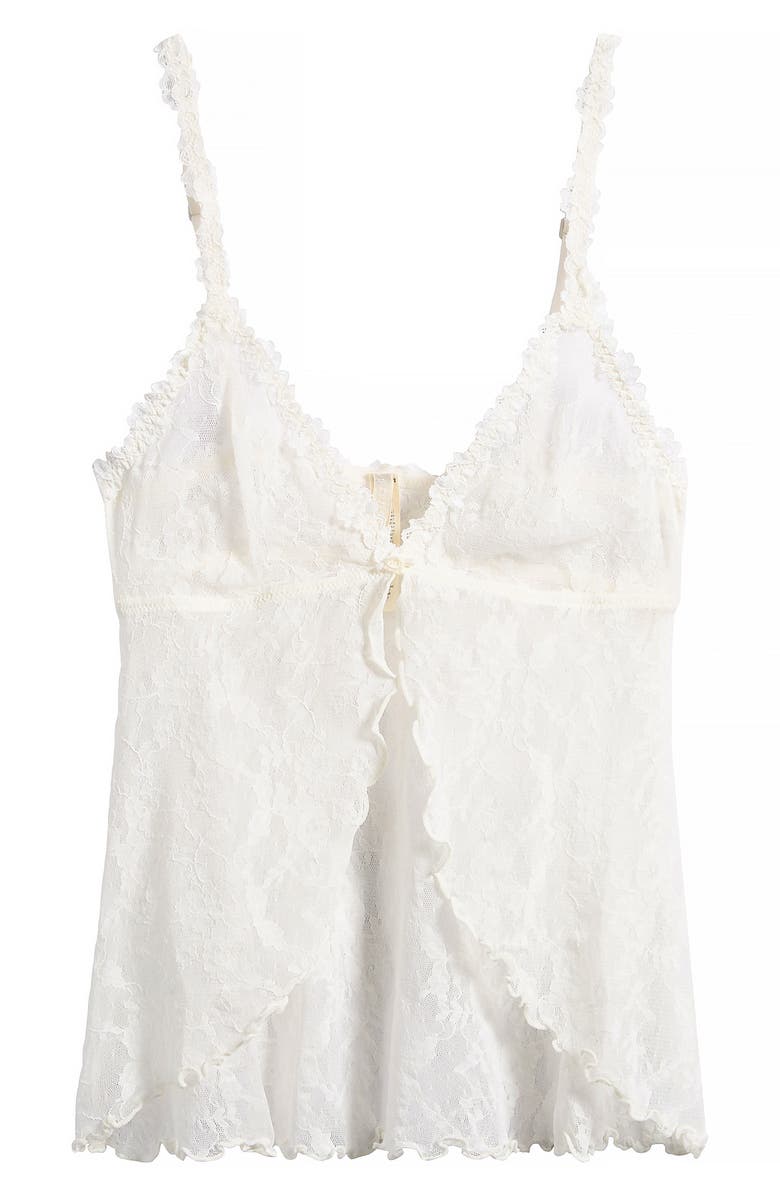 SKIMS Stretch Lace Babydoll Top, Main, color, Marble