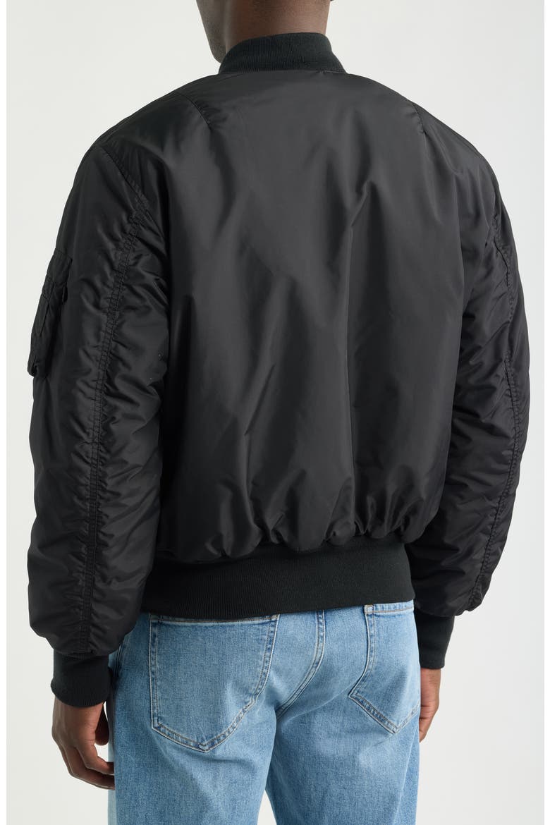 MA-1 Relaxed Bomber Jacket, Alternate, color, BLACK