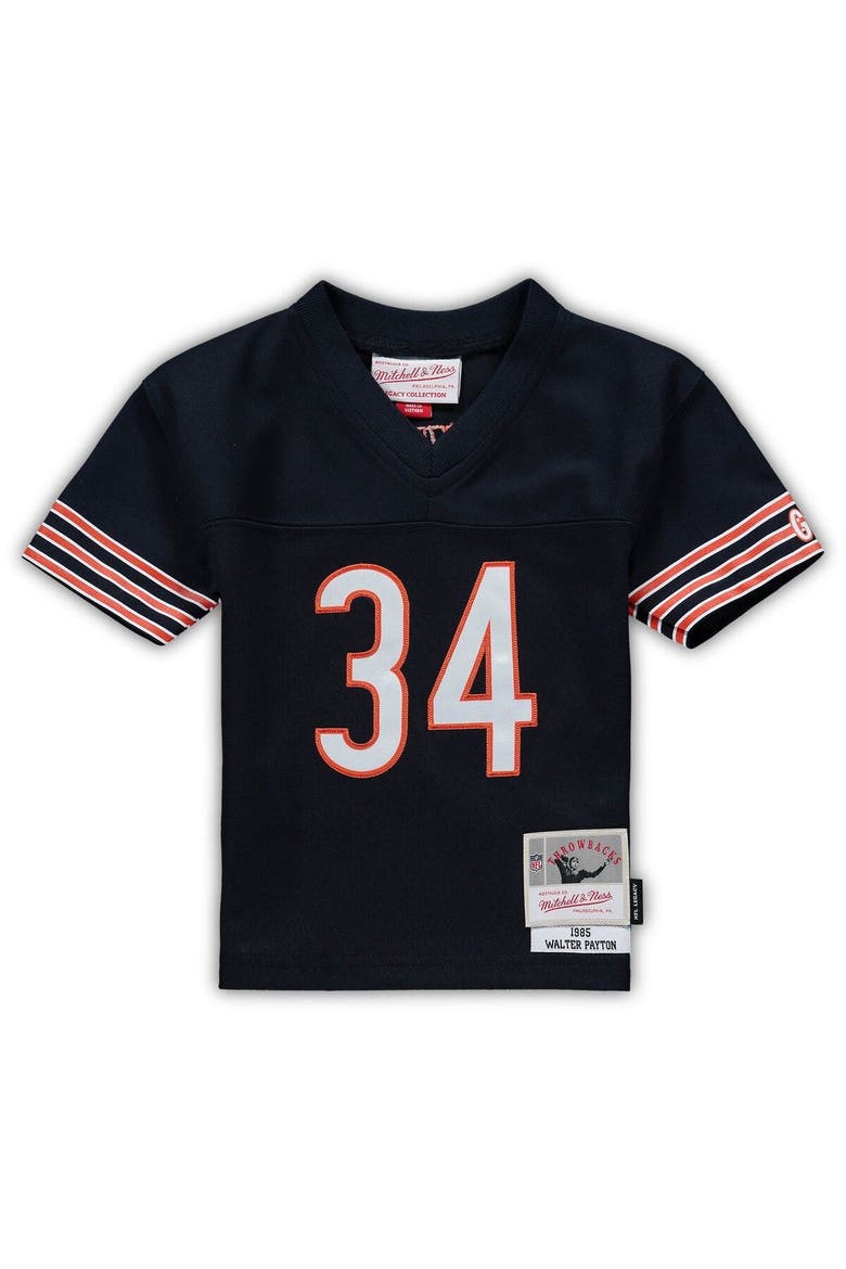Infant Mitchell & Ness Walter Payton Navy Chicago Bears 1985 Retired Legacy Jersey, Alternate, color, Navy