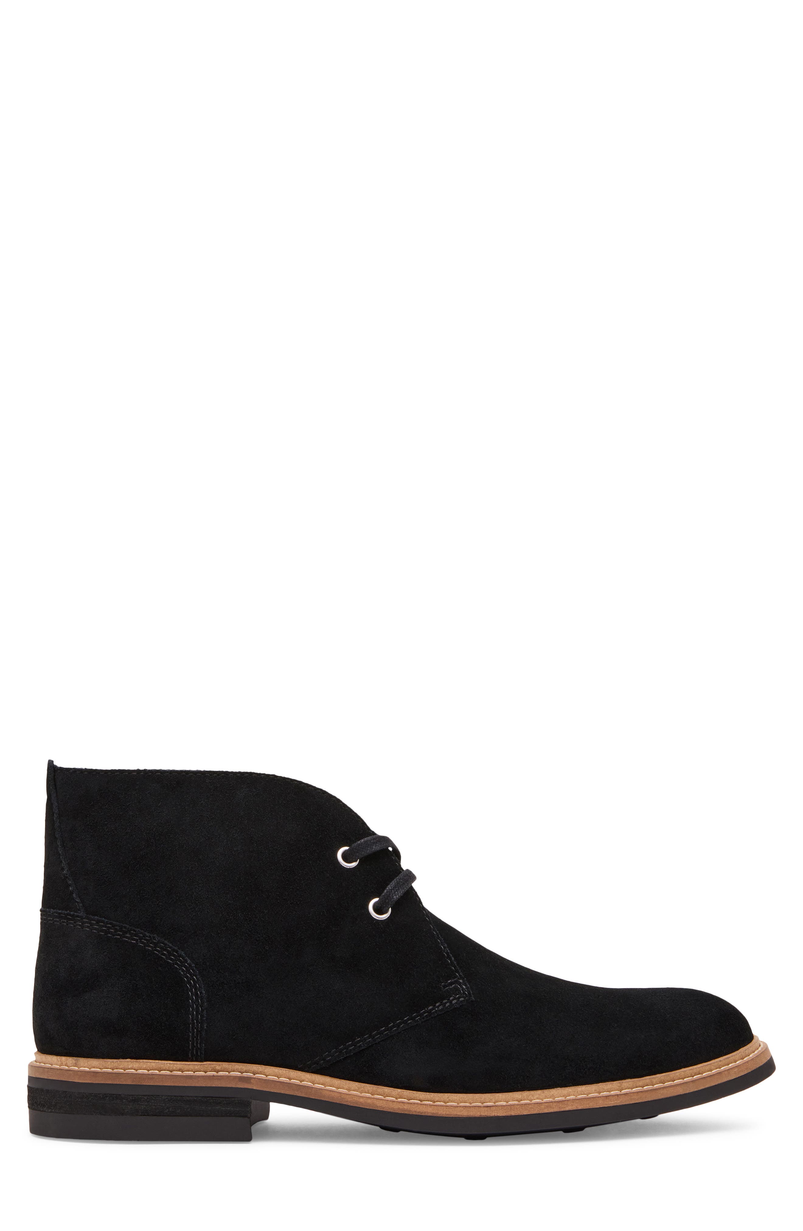 Charles Waterproof Chukka Boot, Alternate, color, BLACK SUEDE