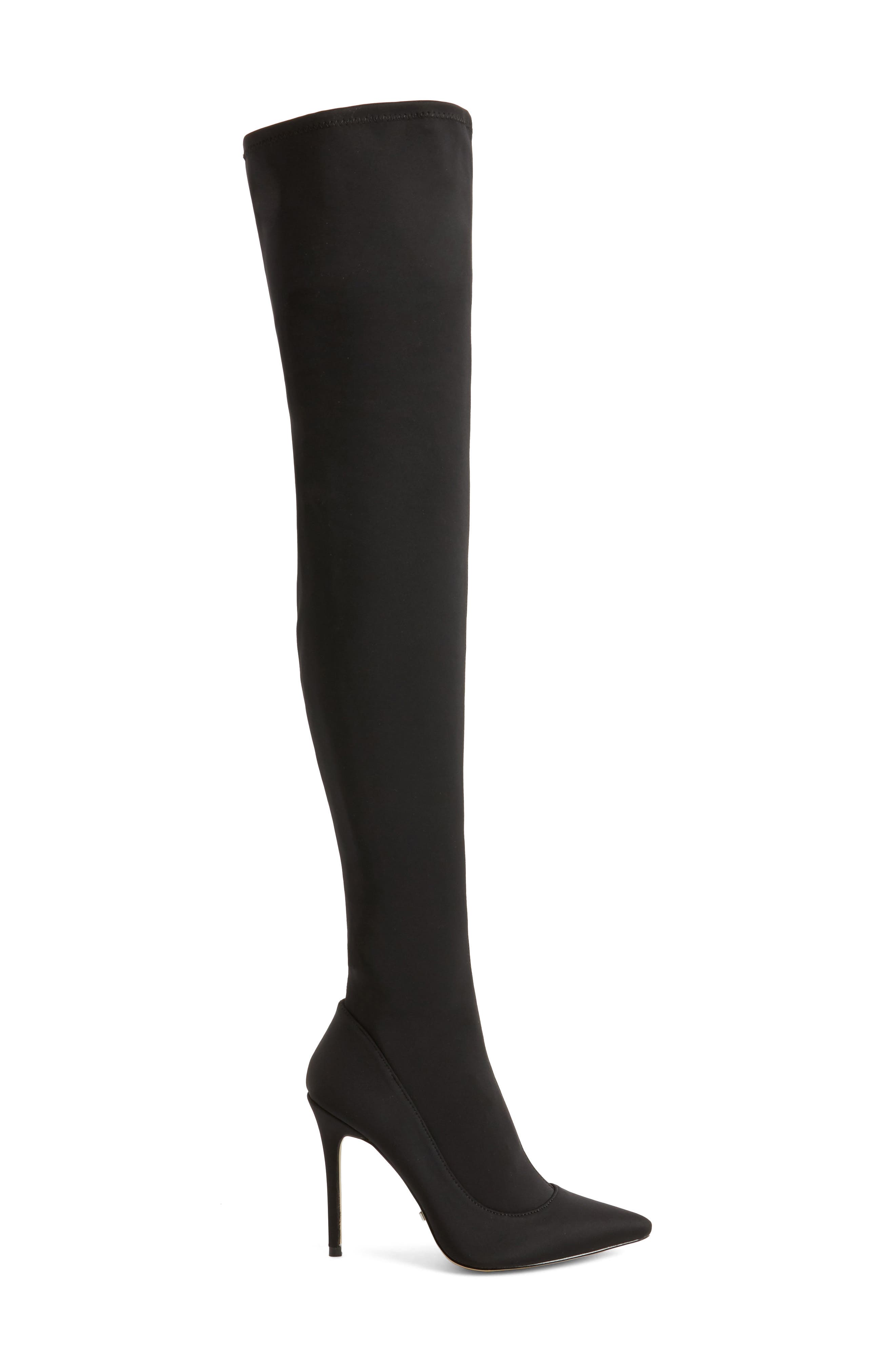 Topshop Bellini Stiletto Over the Knee Boot, Alternate, color, 