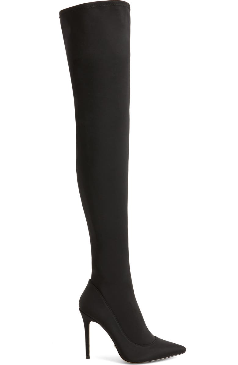 Topshop Bellini Stiletto Over the Knee Boot, Alternate, color,
