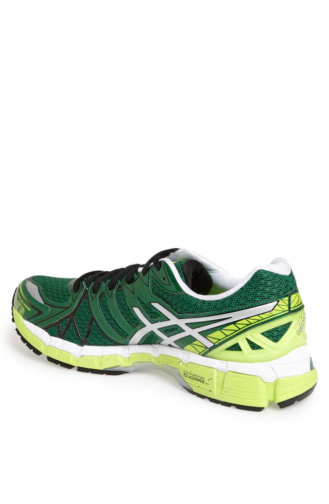 GEL-KAYANO® 20 Running Shoe, Alternate, color, PINE/ LIGHTNING/ WHITE