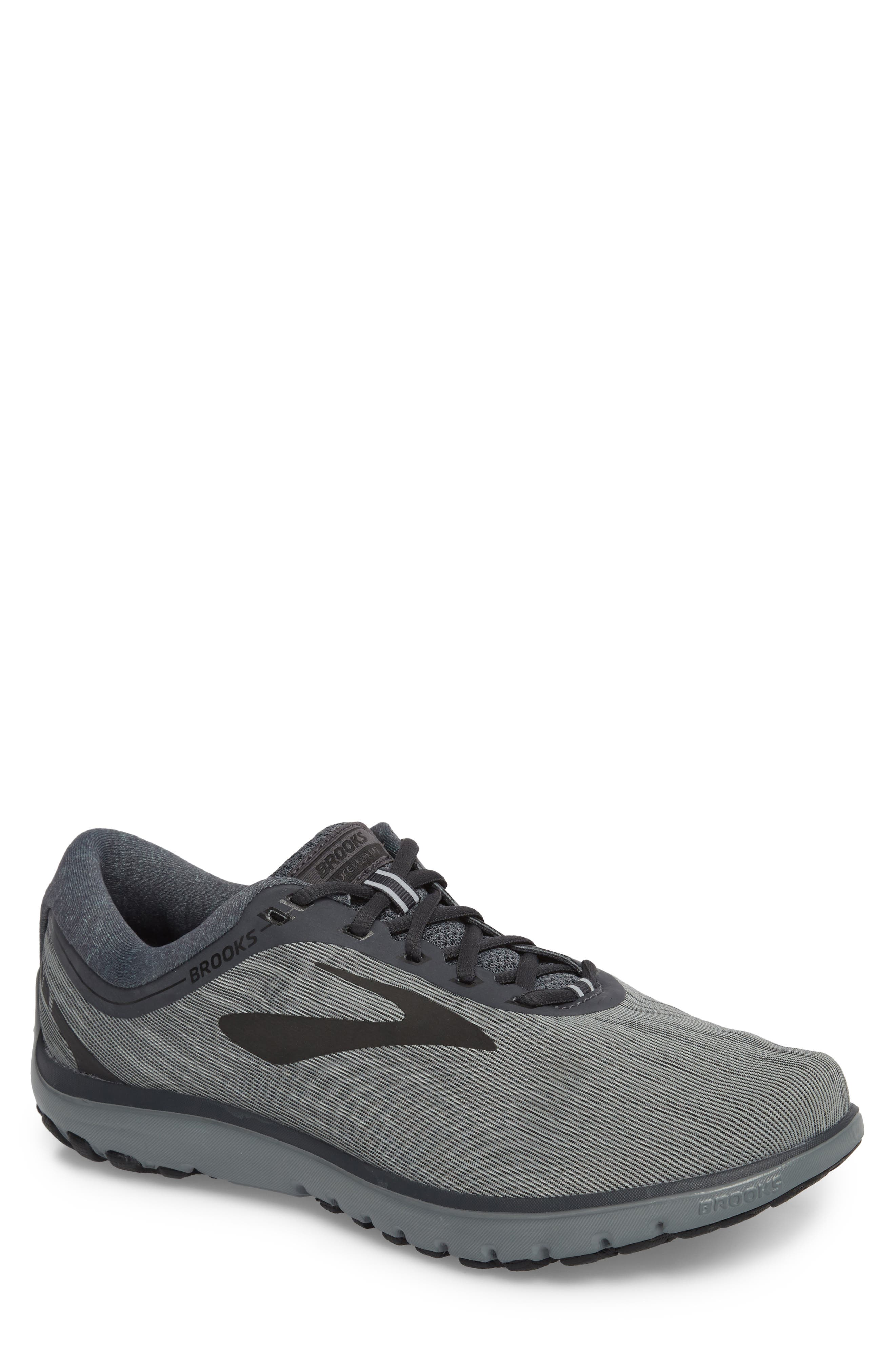 PureFlow 7 Running Shoe, Main, color, GREY/ GREY/ BLACK