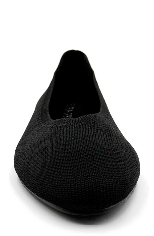 Chelsea Crew Flight Knit Flat In Black Knit