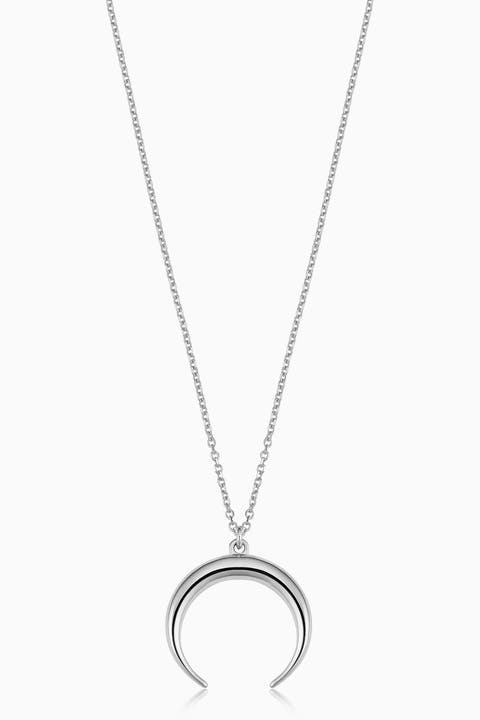 14K Gold Wall Street Pendant Necklace