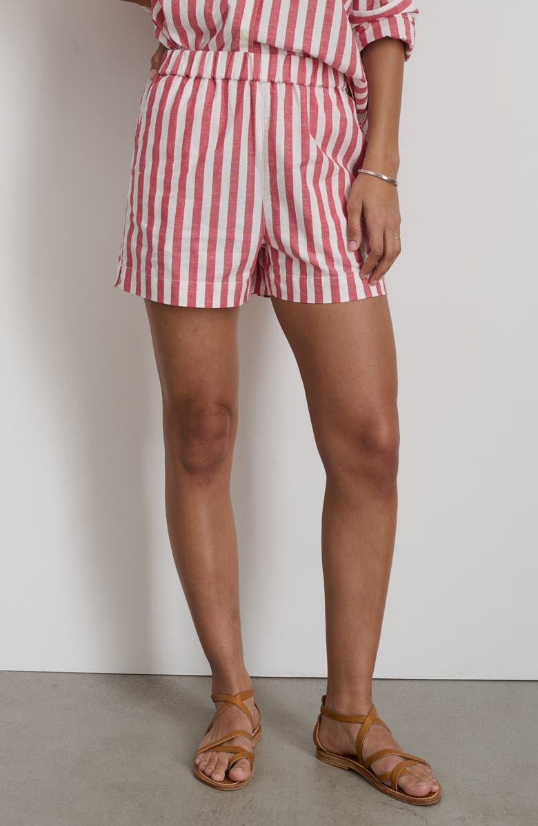Alex Mill Poolside Stripe Shorts, Alternate, color,