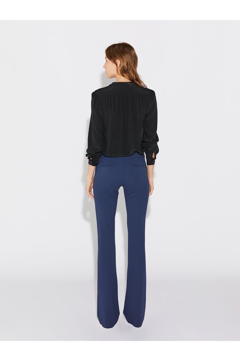 JULES Stretch Jersey FIT AND FLARE Pant, Alternate, color, Navy