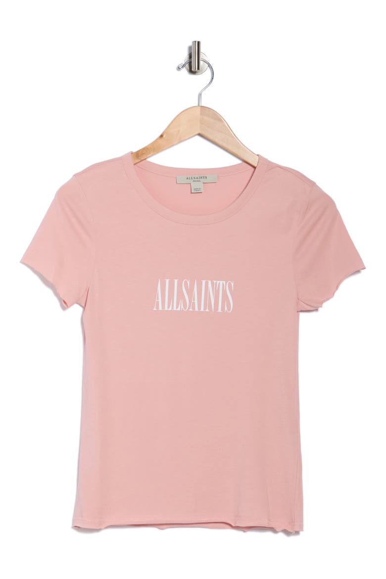Bela Logo Graphic T-Shirt, Alternate, color, DUSTY PINK
