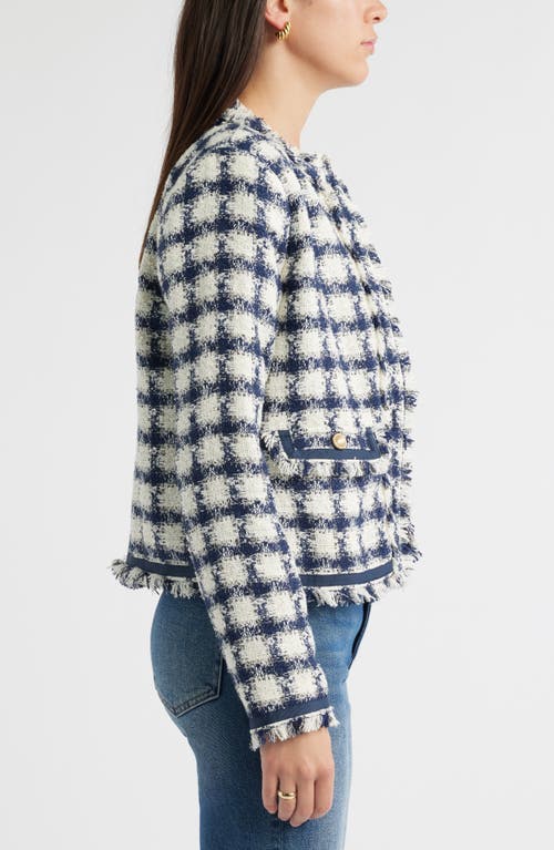 Caslonr Caslon(r) Check Tweed Jacket In Blue