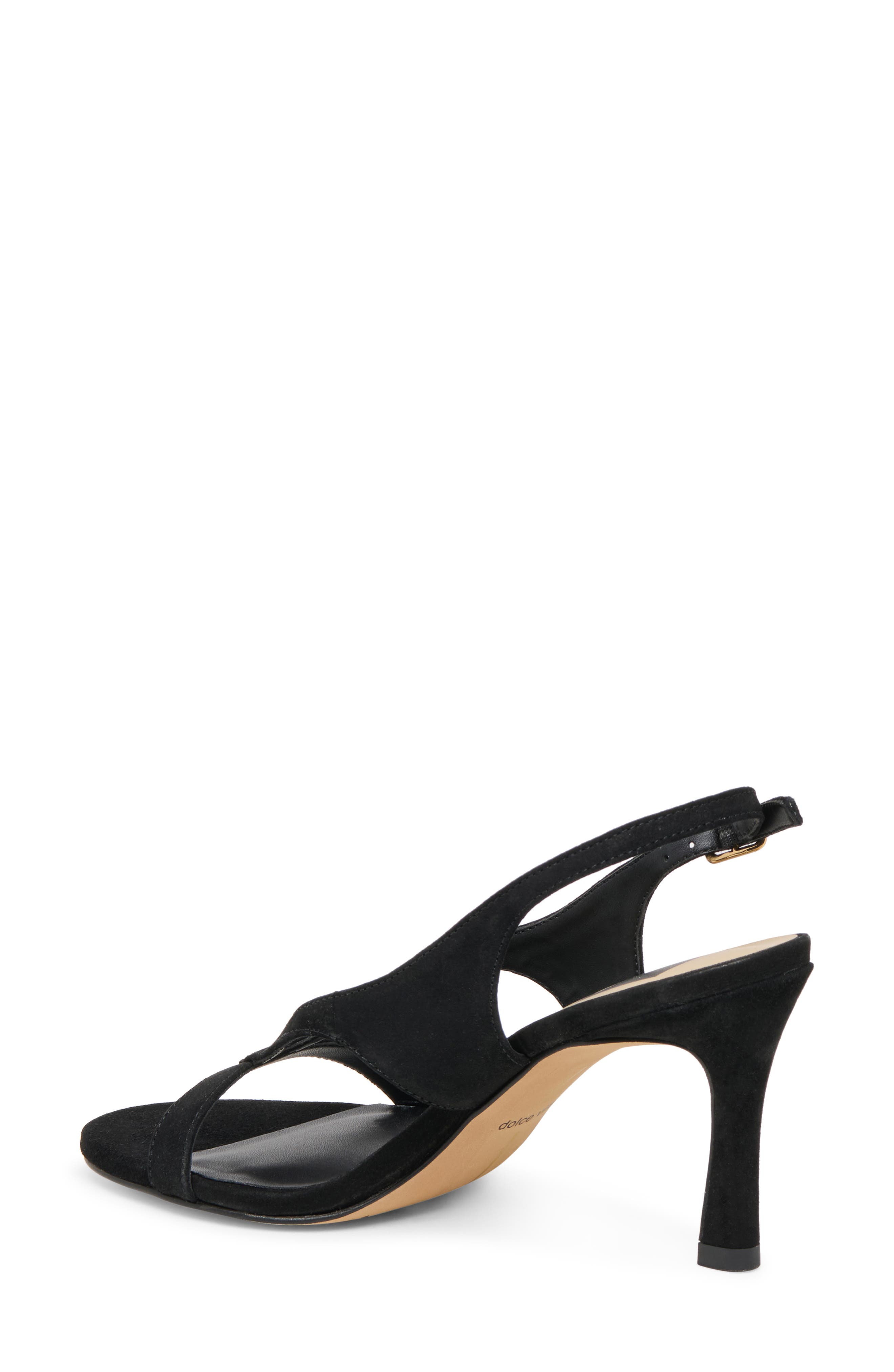 Dolce Vita Izela Slingback Sandal, Alternate, color, Onyx Suede