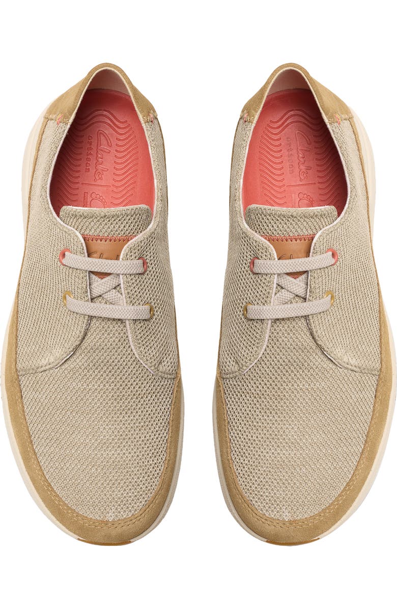 Clarks<sup>®</sup> Easeway Lace-Up Sneaker, Alternate, color, Sand Combi