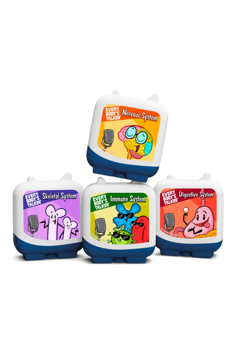 Set of 4 Every Body's Talkin' Clever Tonies, Main, color, MULTICOLOR