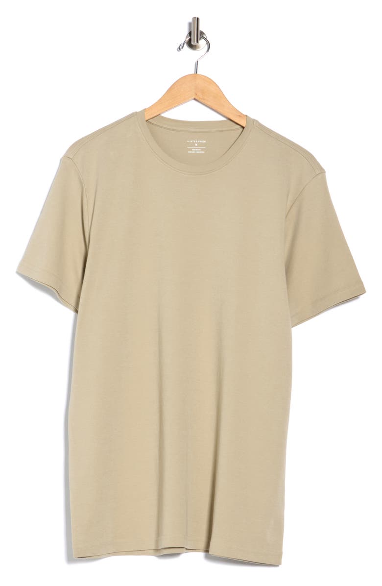 14th & Union Short Sleeve Interlock T-Shirt, Alternate, color, Olive Seneca