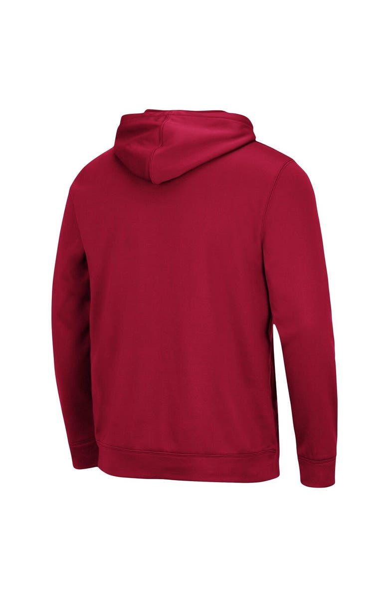 COLOSSEUM Men's Colosseum Crimson Washington State Cougars Lantern Pullover Hoodie, Alternate, color, Crimson