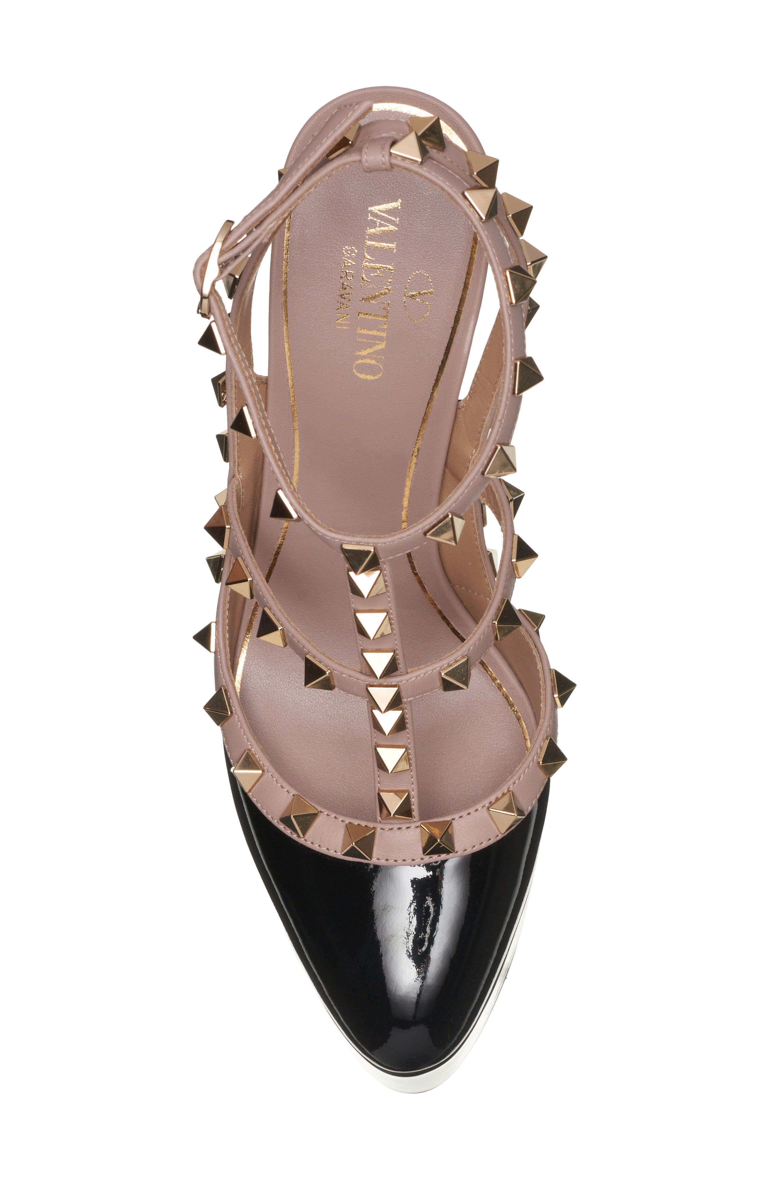Valentino Garavani Rockstud Platform Pump, Alternate, color, 