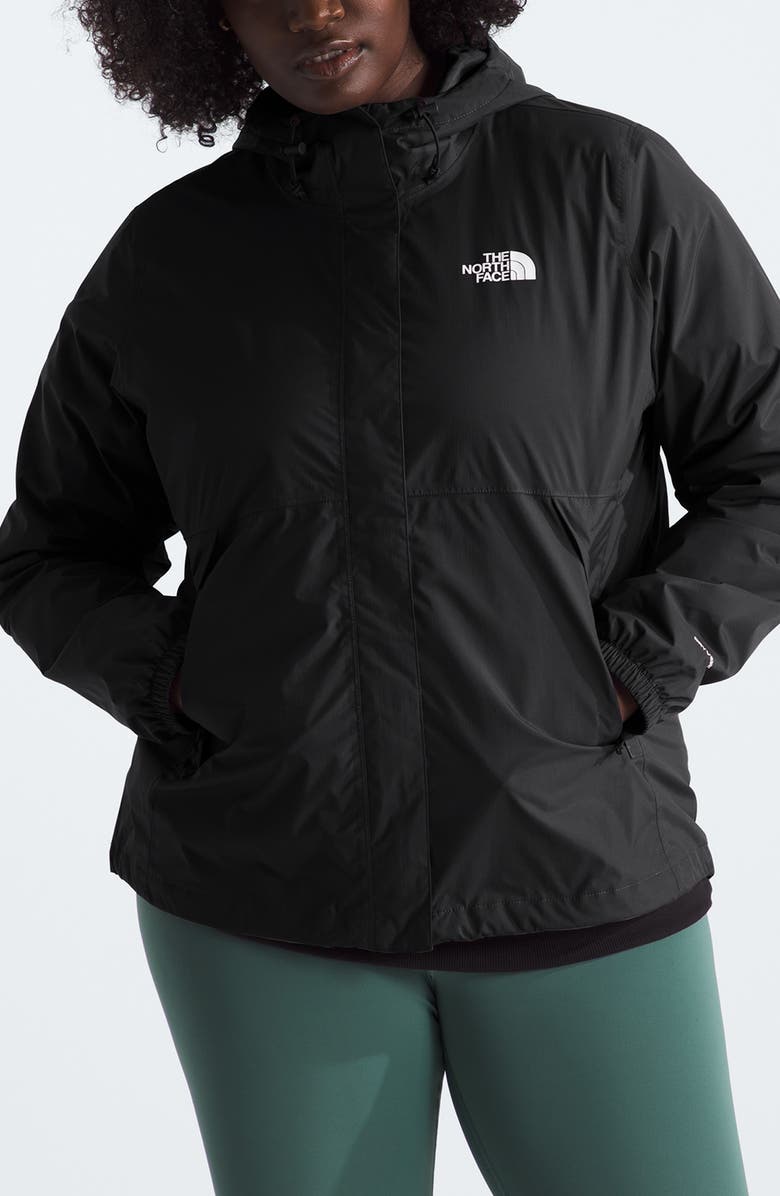 The North Face Antora Water Repellent Jacket, Main, color, Tnf Black-Npf