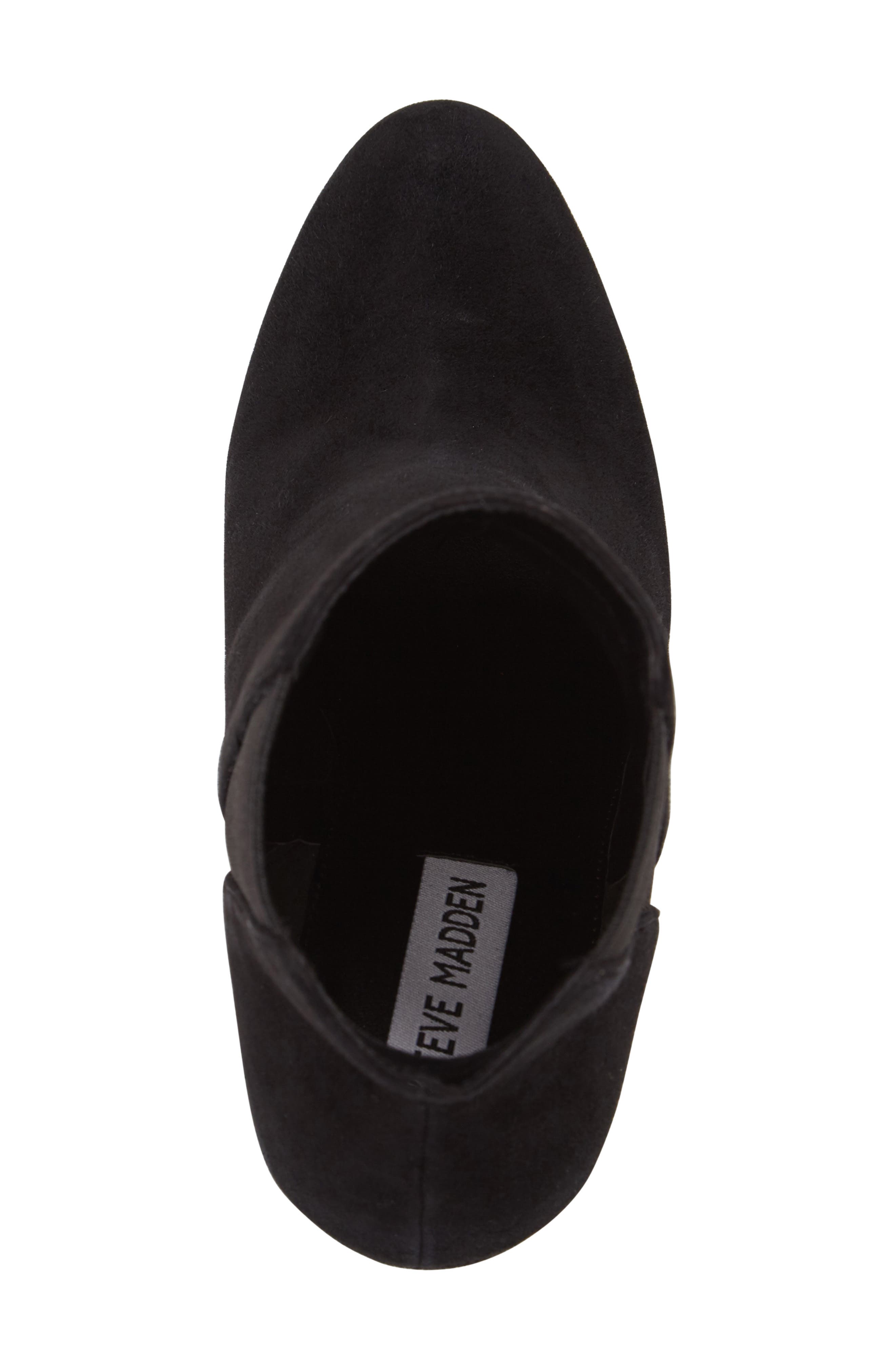 Steve Madden Effect Block Heel Bootie, Alternate, color, 