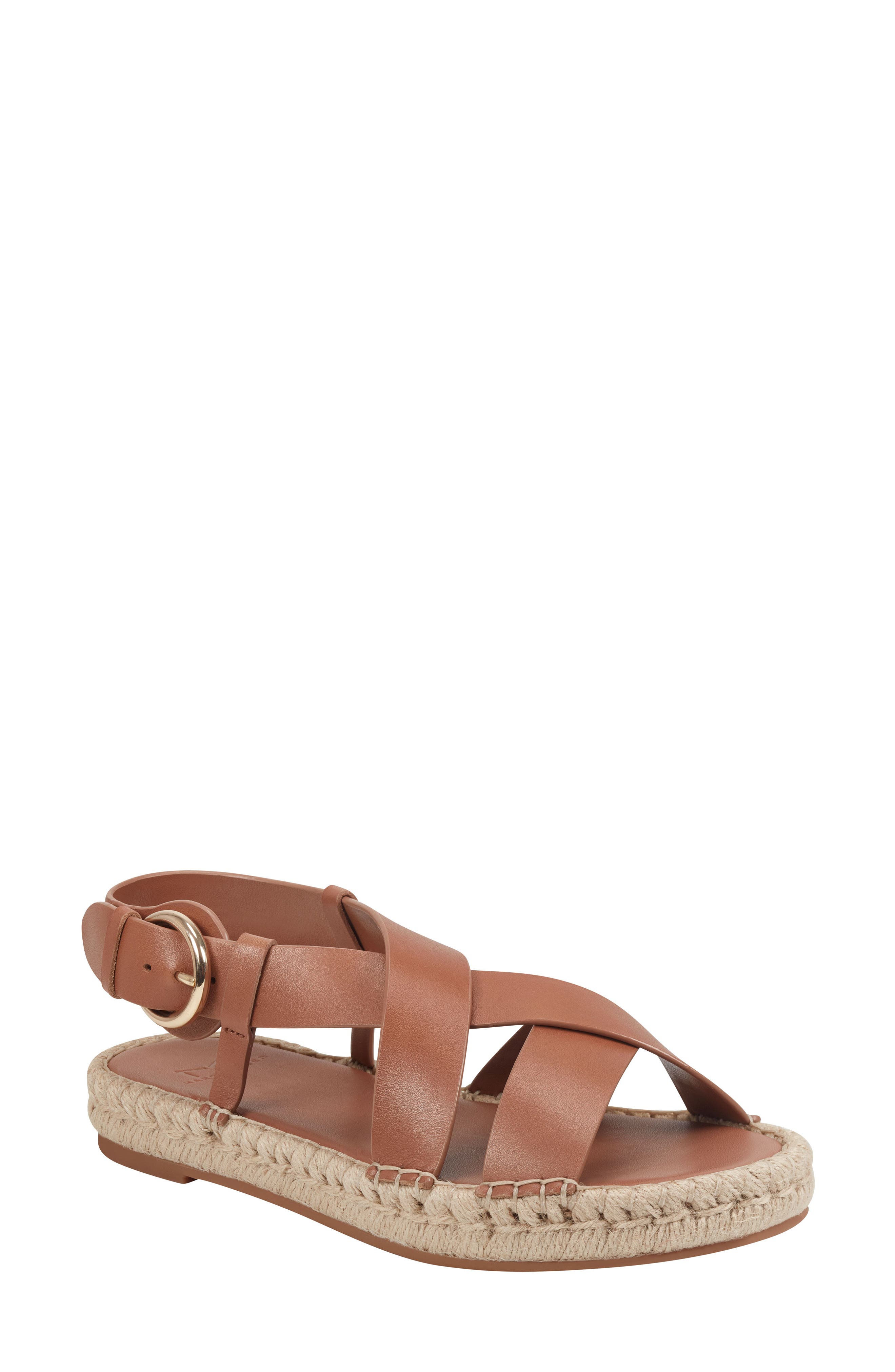 Tallia Espadrille Sandal, Main, color, TAN LEATHER