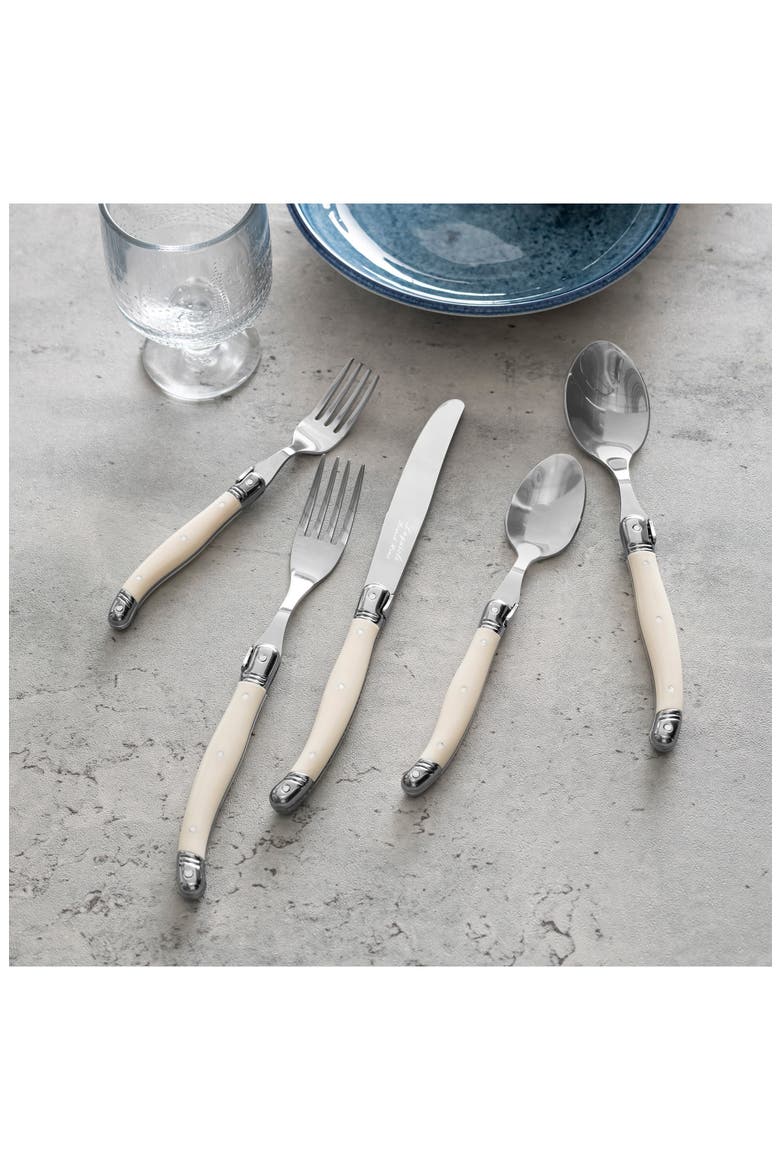 20-Piece Laguiole Connoisseur Flatware Set, Alternate, color, IVORY