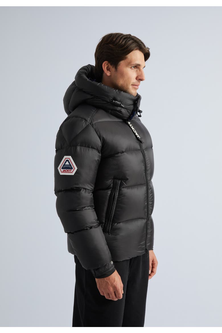 Insulated Quilted Puffer Jacket, Alternate, color, Black