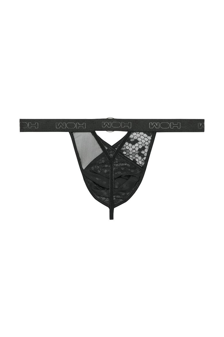 WOH Pure Seduction Lace G-String, Alternate, color, Black