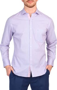 TailorByrd Miniretro Cotton Stretch Button Down Shirt