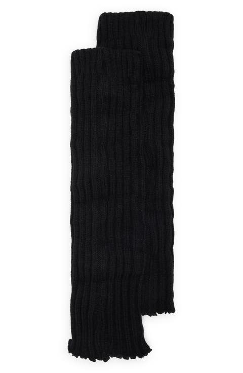 Ribbed Lettuce Edge Leg Warmers