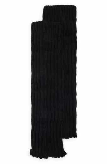 Ribbed Lettuce Edge Leg Warmers