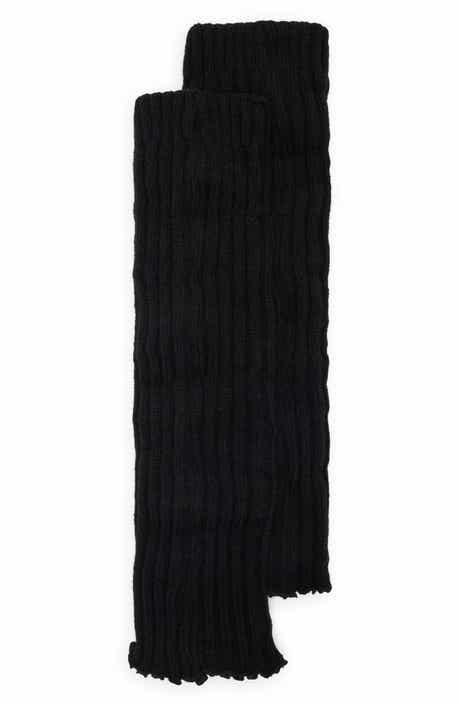 Ribbed Lettuce Edge Leg Warmers