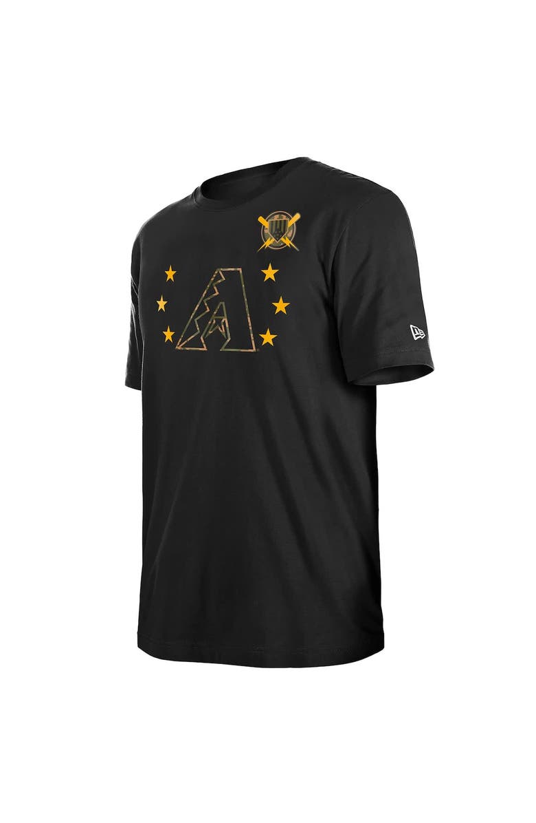 New Era Men's New Era Black Arizona Diamondbacks 2024 Armed Forces Day T-Shirt, Alternate, color, Black
