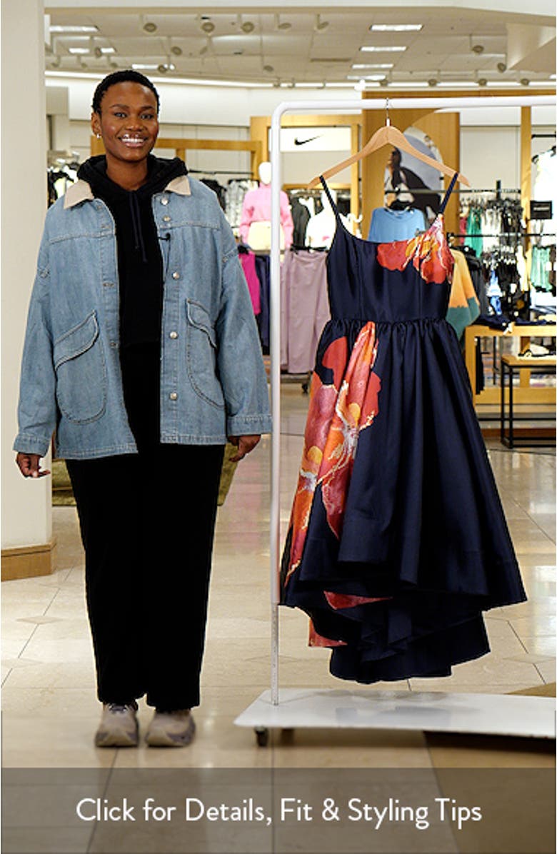 Shyloh Floral Mikado High-Low Gown, sales video thumbnail